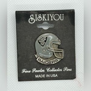 Siskiyou Fine Pewter Collector Pin Raiders Helmet, Made in the USA